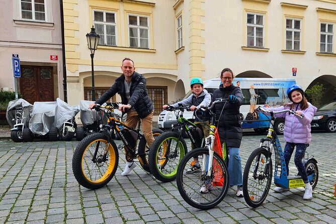 Prague Panoramic Views e-bike and e-Scooter guided Tour - Key highlights you will feel right away