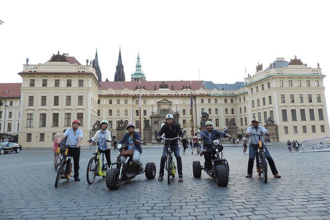 Prague Panoramic Views e-bike and e-Scooter guided Tour - Stops 4 to 6: Prague Castle and Strahovský Klášter