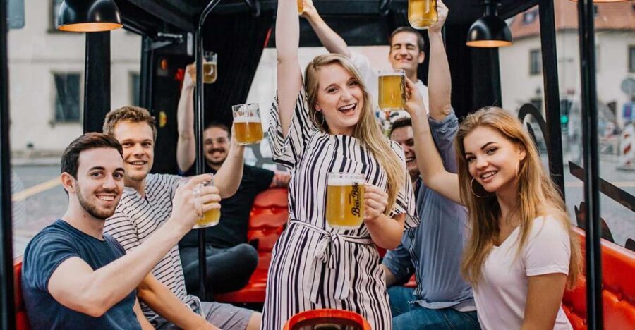Prague: Party Beer Bus - Beer service: the fun part, plus what to plan for