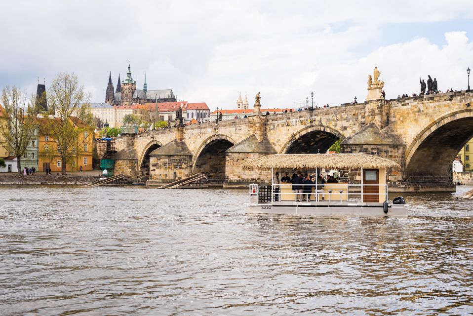 Prague: Party Tiki Boat Sightseeing Cruise with Drinks - Drinks that actually matter: Budvar beer, Prosecco, or cider