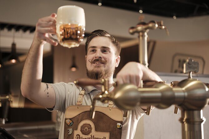 Prague Pilsner Urquell Experience with 3 Free Beer Tastings - The Shop: Personalized Souvenirs and the Value Question