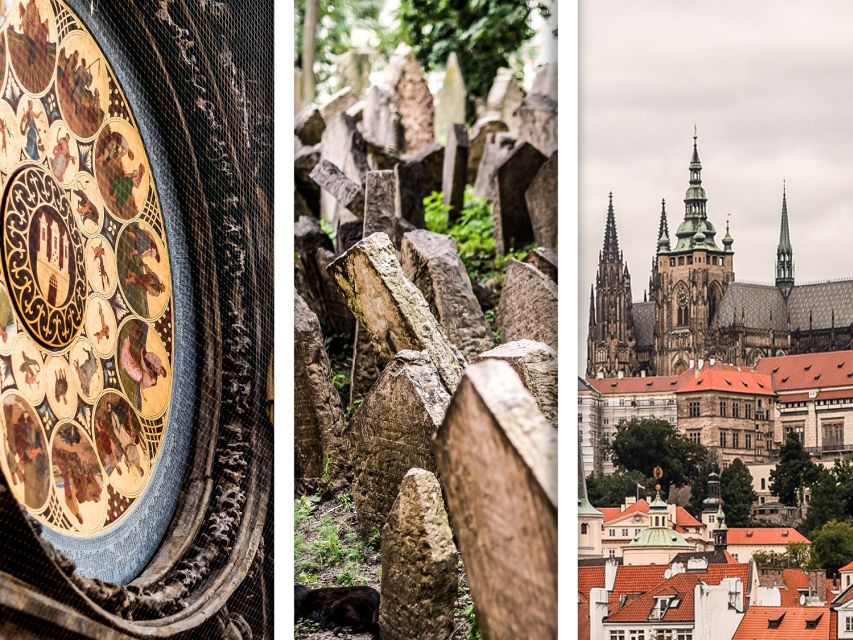 Prague: Prague Castle, Jewish Quarter, Clock Tower Admission - Key highlights at a glance