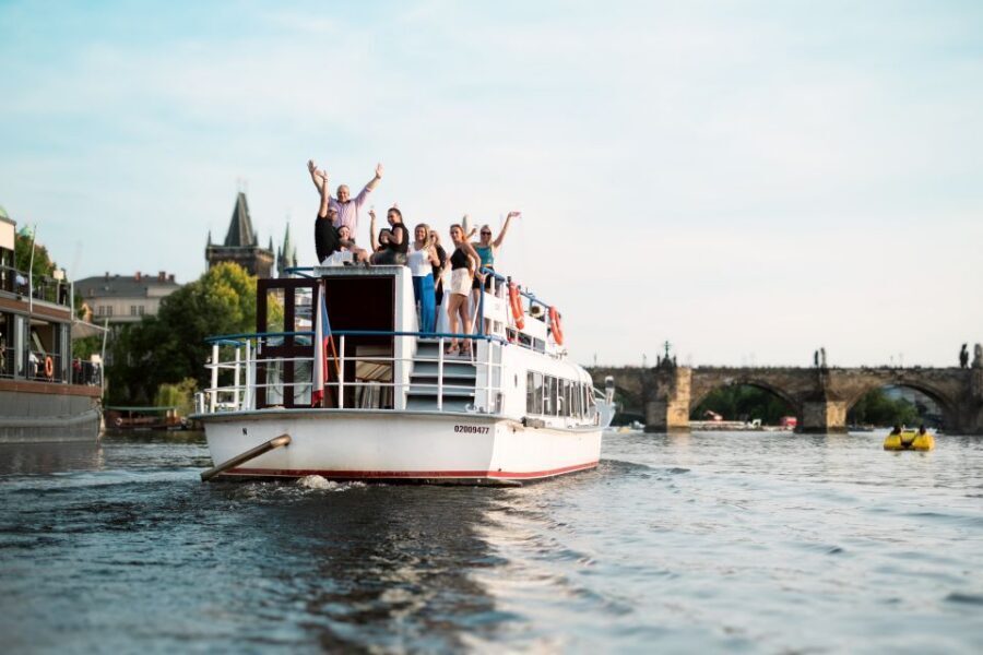 Prague: Private Beer Boat Cruise with Unlimited Beer - Your Soundtrack and Your Data: Bluetooth and Free Wi-Fi