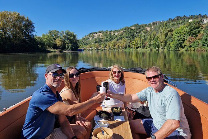 Prague Private Boat Tour - 2 Hours - Captain commentary, Czech champagne, and Bluetooth music control