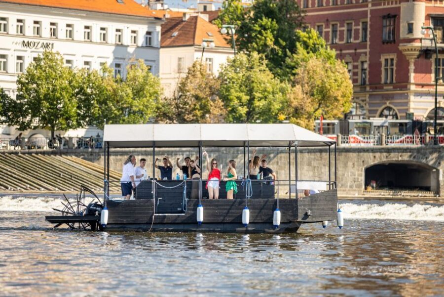 Prague: Private Cycle Boat River Tour with Beer or Prosecco - Beer or prosecco: how to choose and what to expect