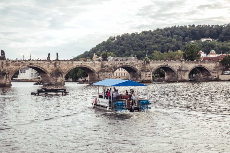 Prague: Private Cycle Boat River Tour with Beer or Prosecco - Potential trip hiccups to plan around