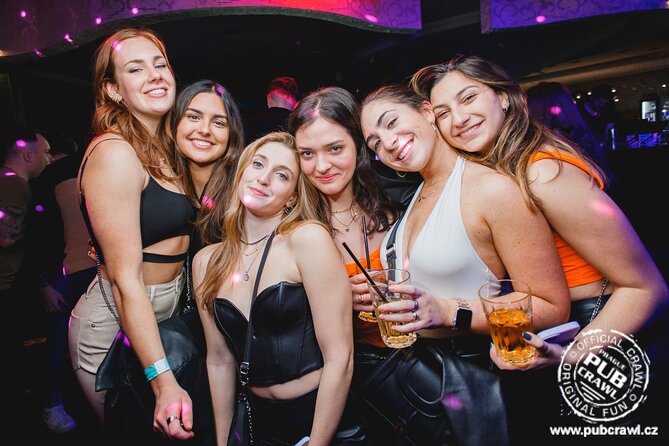 Prague Pub Crawl with Unlimited Drinks & 5 story club Entry - Stop 2: Chapeau Rouge Open Bar and the Shot-Heavy Flow
