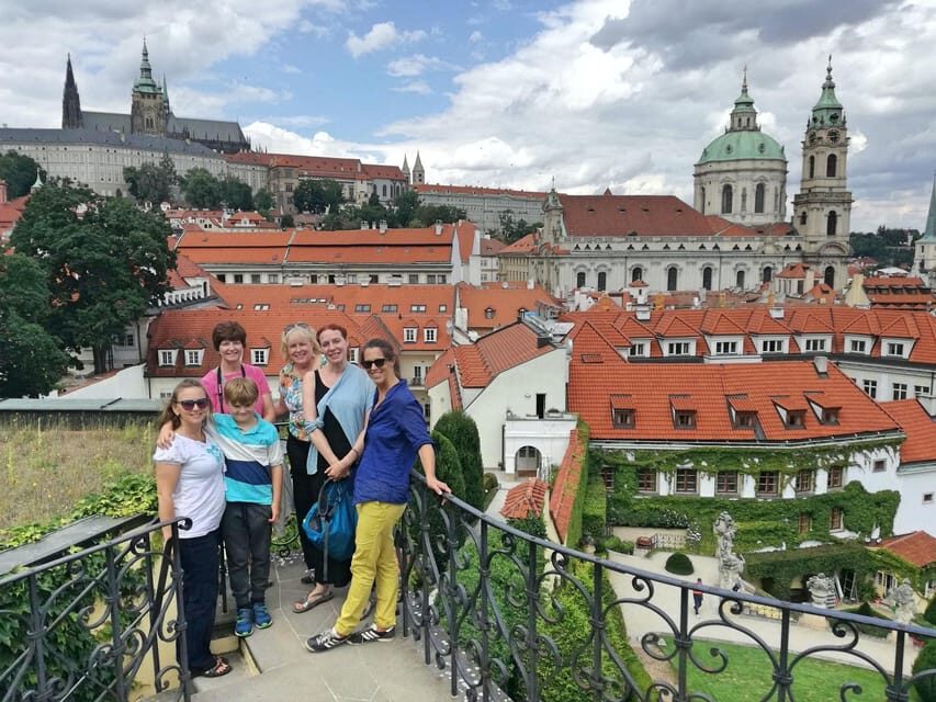 Prague Renaissance and Baroque Gardens Walking Tour - Crossing the stag moat and descending the Bull Stairs