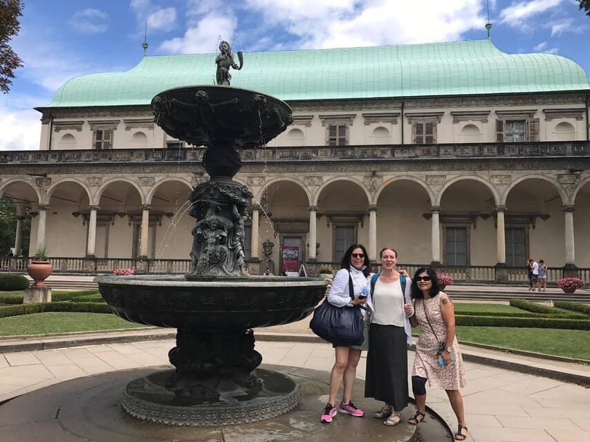 Prague Renaissance and Baroque Gardens Walking Tour - Wallenstein Garden: albino peacocks and mythical fountains