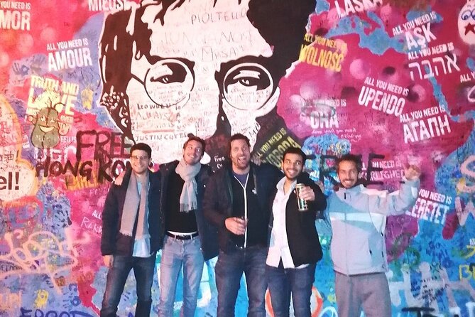 Prague Riverside Party - Secrets, Lennon Wall Moments, and the Humorous Prague Side