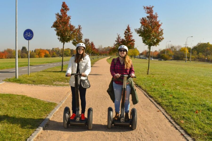 Prague: Shared Group/Private Segway Tour with Hotel Transfer - Maxe van der Stoela Park and the “Beverly Hills” style villas