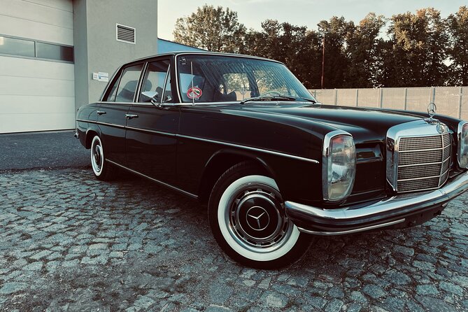 Prague Sightseeing Express Tour in Classic Car - Prague Metronome and the Joseph Stalin statue story