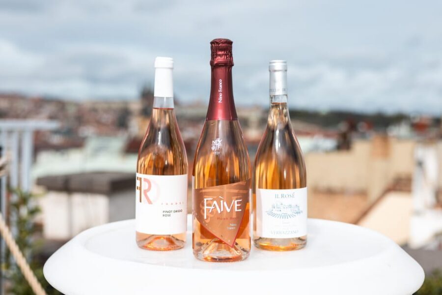 Prague: Sky Bar Aperitivo Menu with Drink & Panoramic Views - Drink choices and the 2-hour unlimited Italian wine upgrade