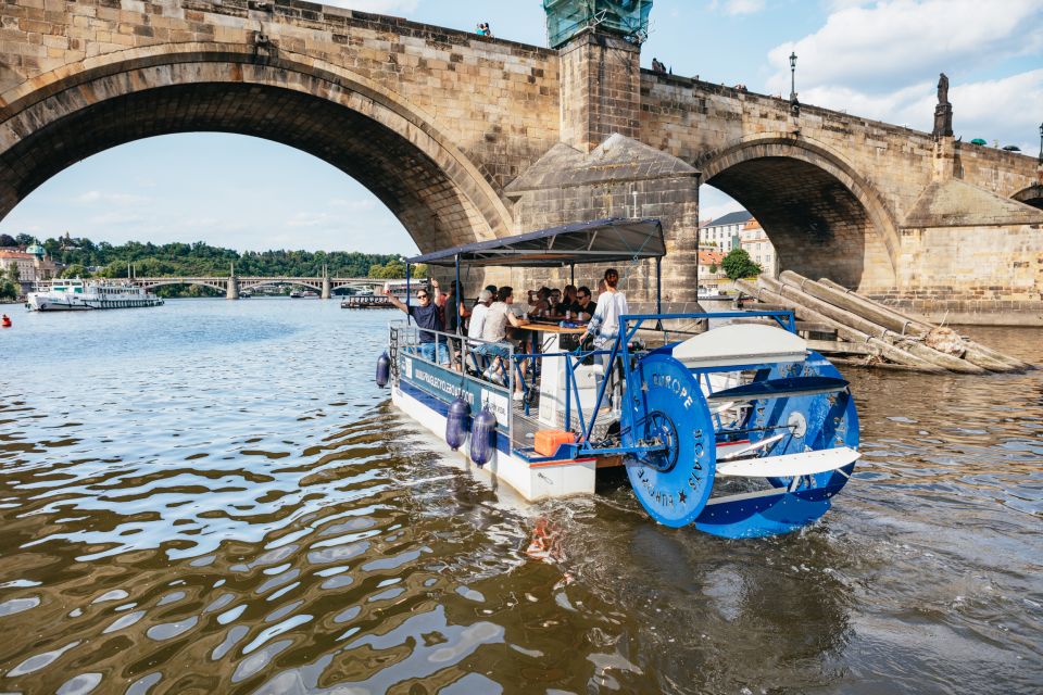 Prague: Swimming Beer Bike on A Cycle Boat - What’s included in the drink plan (and how to choose)