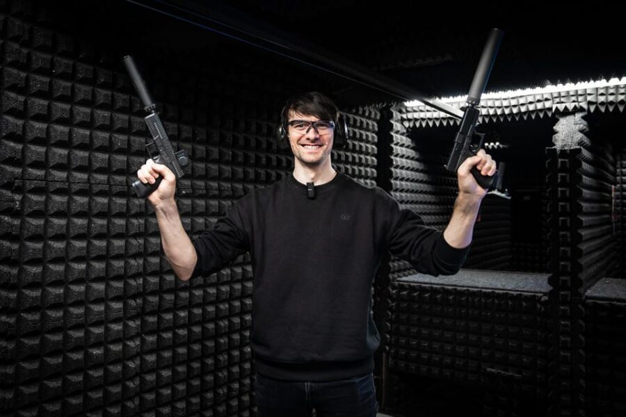 Prague: Target Gun Shooting Experience with Hotel Pickup - Indoor Shooting in Prague: The Real-World Setup