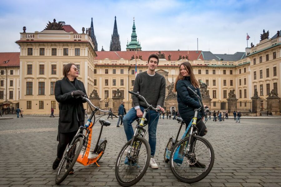 Prague: Tour by Electric Scooter or Cruiser eBike - Charles Bridge and the narrowest alley: where the pacing really helps