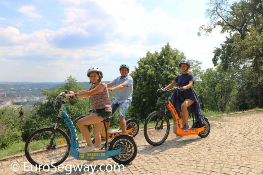 Prague: Tour by Electric Scooter or Cruiser eBike - Rudolfinum and Old Town: the mix of grandeur and street-level charm