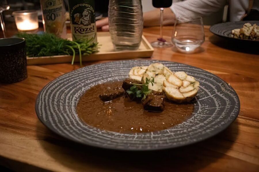 Prague: Traditional Czech Cooking Class with Market Tour - Beef goulash with dumplings: hands-on work you can taste