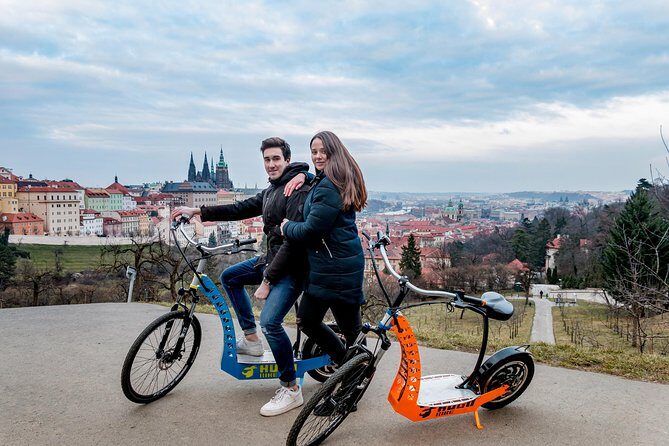Prague Trike & e-Scooter Tour: Castle Viewpoints & Charles Bridge - Small-group pacing: 25 km/h, tight timing, and why that’s good