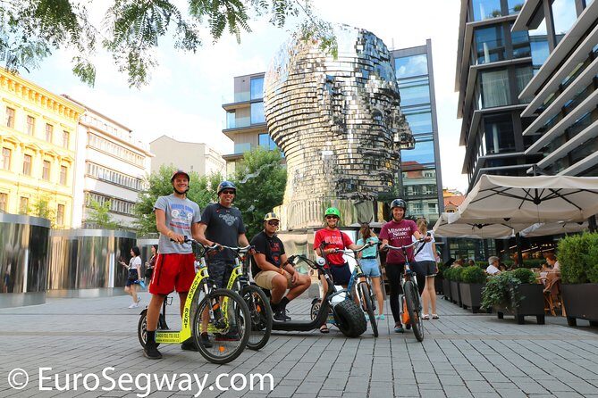 Prague Trike & e-Scooter Tour: Castle Viewpoints & Charles Bridge - Stop-by-stop: from Lennonova zed to Charles Bridge
