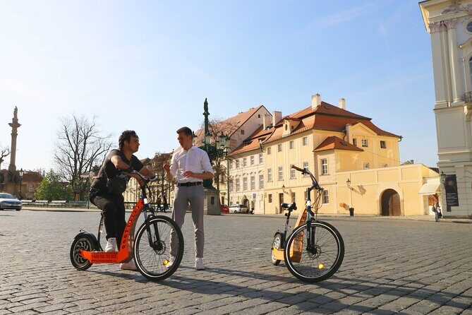 Prague Trike & e-Scooter Tour: Castle Viewpoints & Charles Bridge - Strahov and Petrin: monastery stops and panoramic payoff