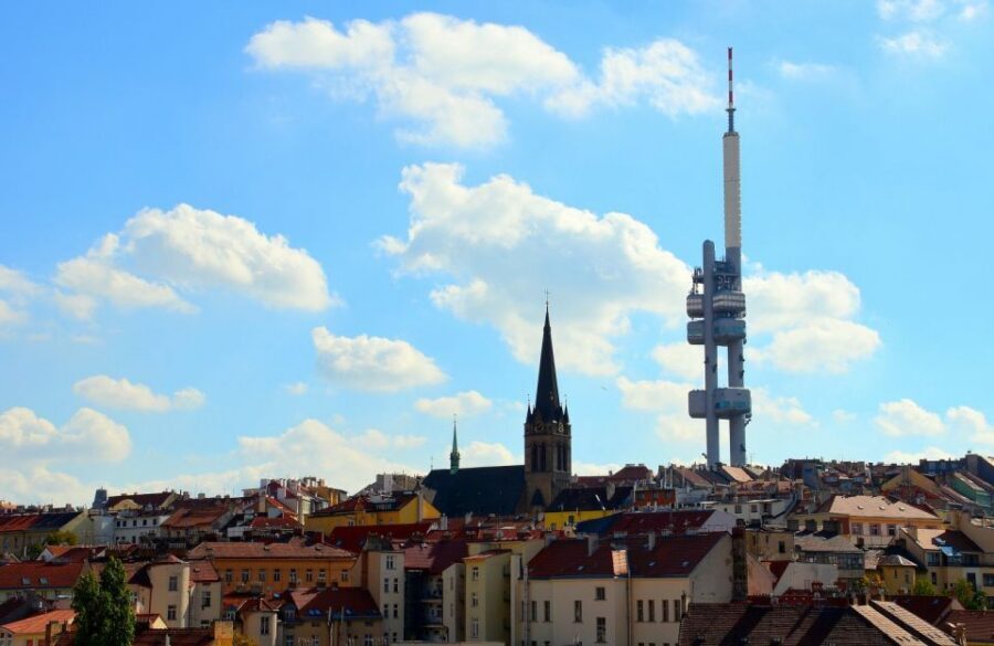 Prague TV Observatory Tower Audio Guide with Online Ticket - Inside the observatory: three themed capsules that make the viewpoint stick