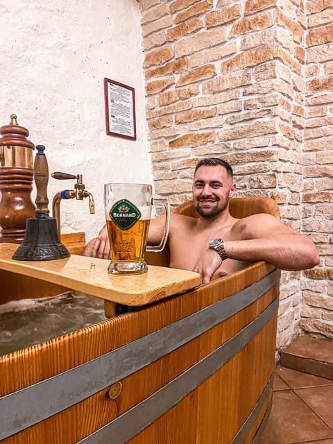 Prague: Ungelt Bernard Beer Spa with Beer & Optional Massage - Ungelt Beer Spa: A Great Prague Reset After Walking
