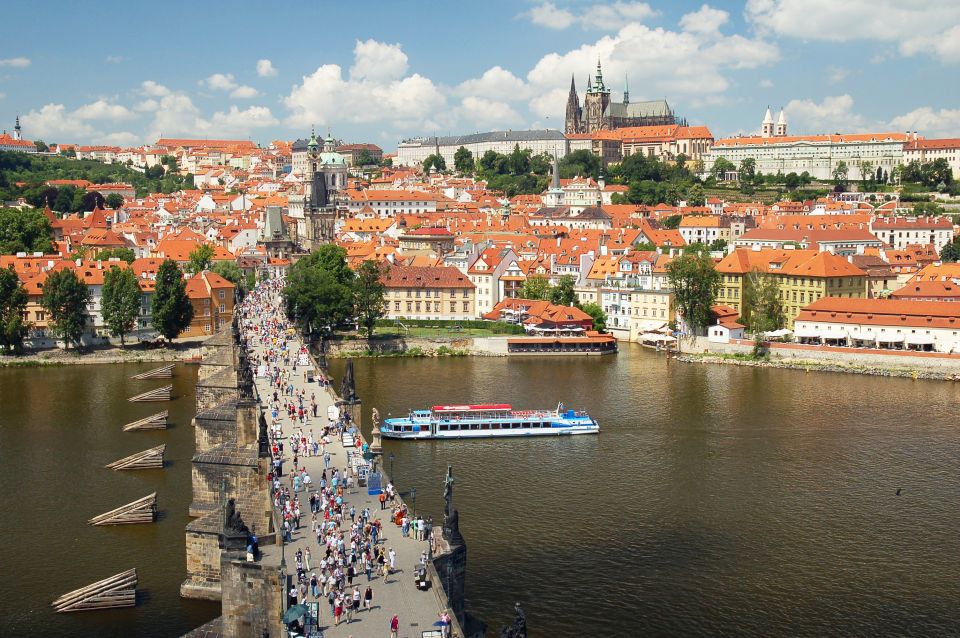 Prague: Vintage Car Ride and Walking Tour - One Hour of Driving: Wenceslas Square, the Dancing House, and More