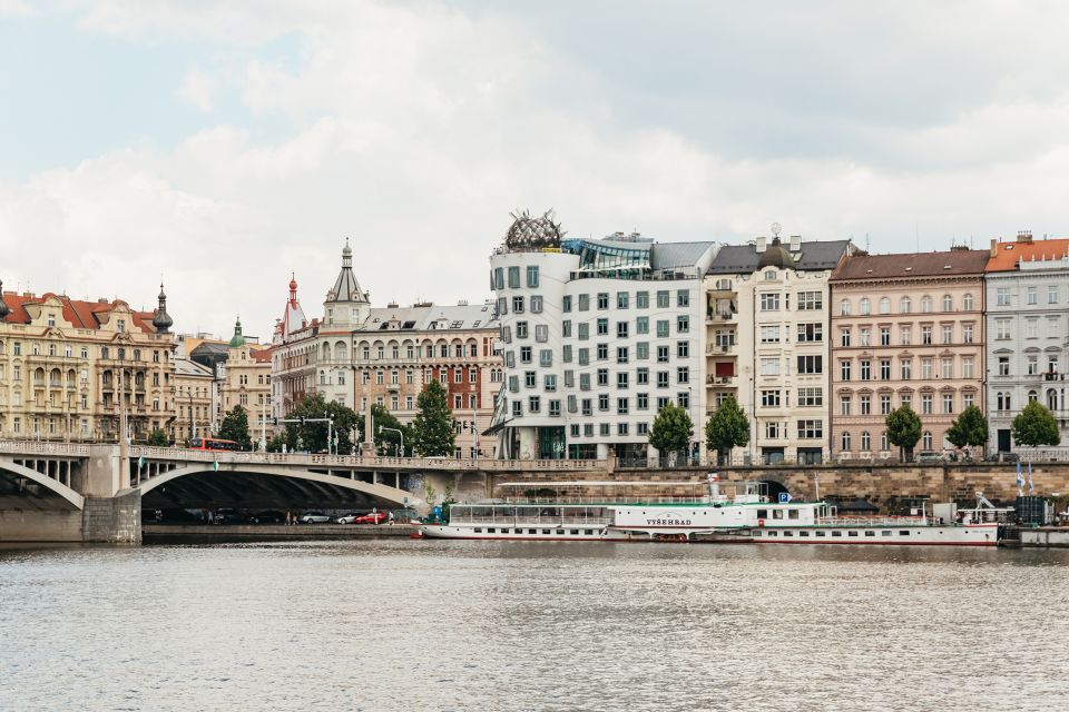 Prague: Vltava River Lunch Cruise in an Open-Top Glass Boat - More stops than you think: from the Dancing House to Emmaus Monastery