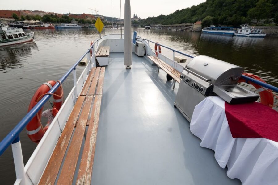 Prague: Vltava River Private Boat Party with Drinks - Drinks on board: what unlimited might mean in real life