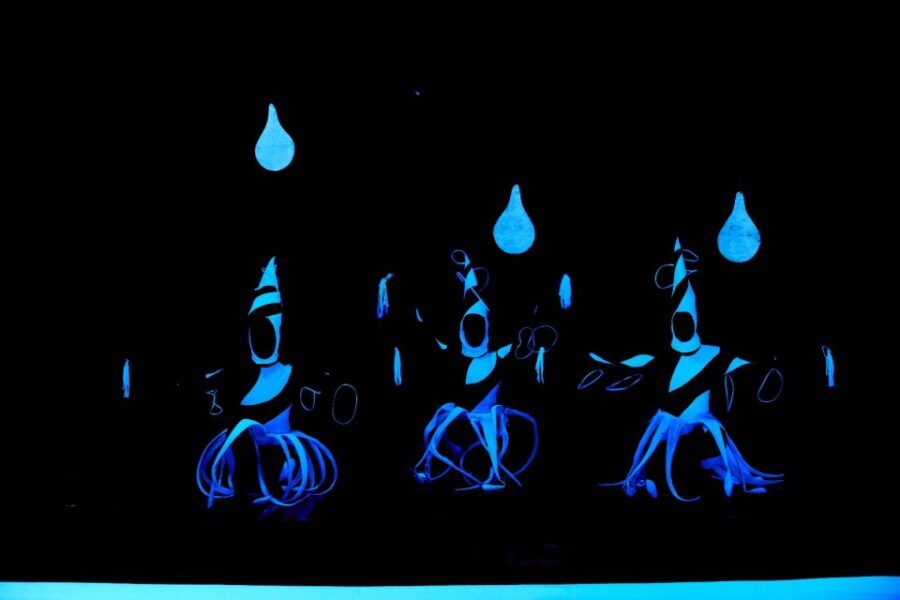 Prague: WOW Show Black Light Theater - Audience Participation: How Close It Gets