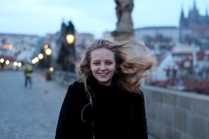 Private Prague Photoshoot for Individuals, Couples and Families - Charles Bridge: classic postcard angles without feeling rushed