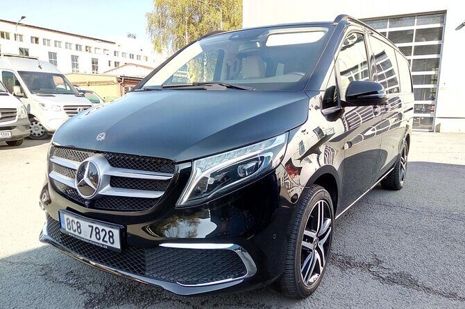 Private Transfer from Prague Airport to Prague City Hotels 1 - 7 pax - Your Private Ride for 1–7 People: AC and WiFi in a Comfort-First Vehicle