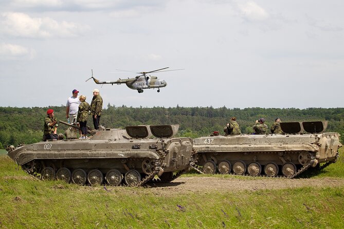 Ride in a BMP tank and military garage tour Prague - The BMP-1 Tank Ride: Real Off-Road, Not a Smooth Drive