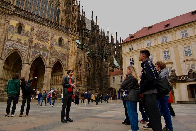 Royal Splendor Unveiled Private Prague Castle Interior Tour - The First Steps: Prašný most, Deer Moat Views, and Garden Na Baste