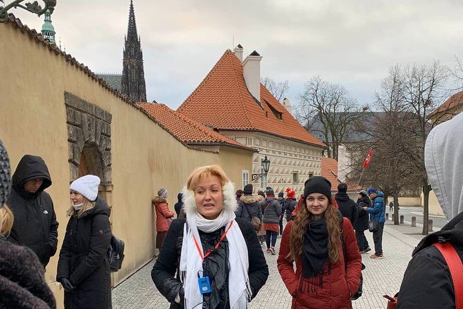 Small-Group Tour of Prague Castle with a local guide - Golden Lane finish: miniature houses built into northern fortifications