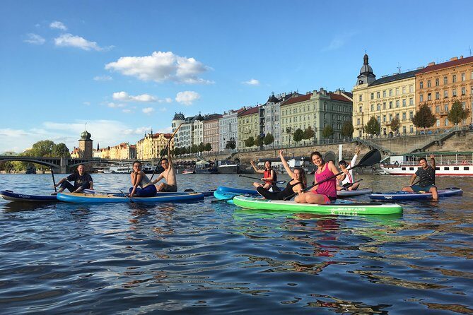 Stand-Up Paddleboarding on the Vltava River in Prague - SUP on the Vltava: the real reason this works