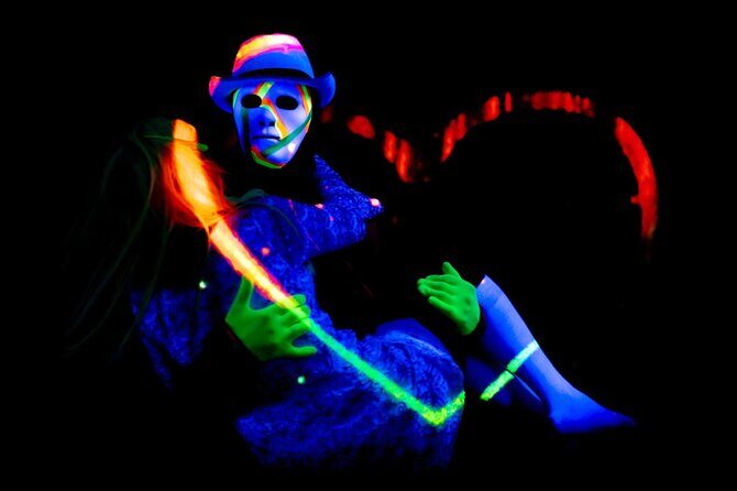 Underground Black Light Theatre Interactive Show in Prague - Why HILT works without Czech or subtitles